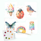 Summer Fun Watercolor Postcard Kit — Paint, Keep, or Send to Someone You Love