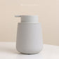 Rubber Paint Foaming Soap Dispenser Large Sustainable Ceramic