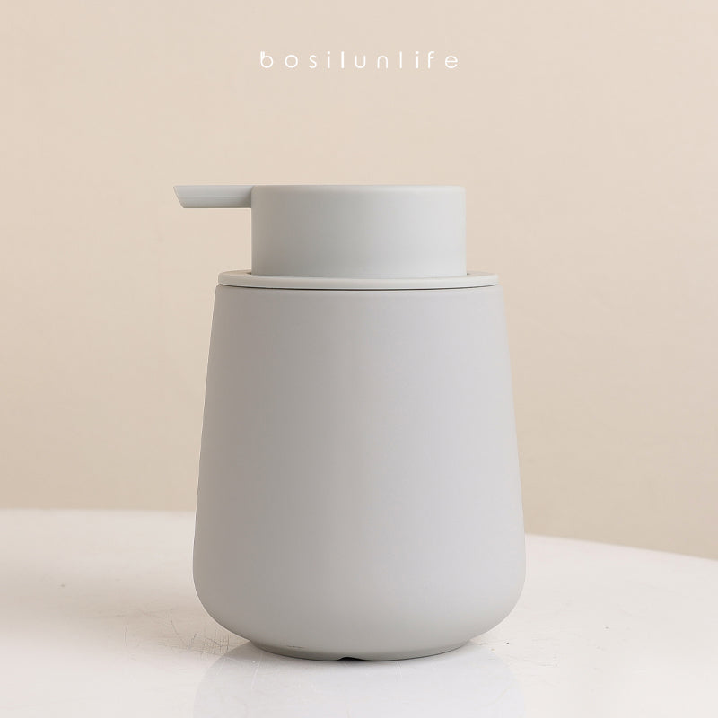 Rubber Paint Foaming Soap Dispenser Large Sustainable Ceramic