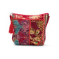 Color Splash Embroidered Cosmetic Bag - Assorted, Handmade