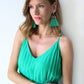 Trío Tassel Earring - Emerald