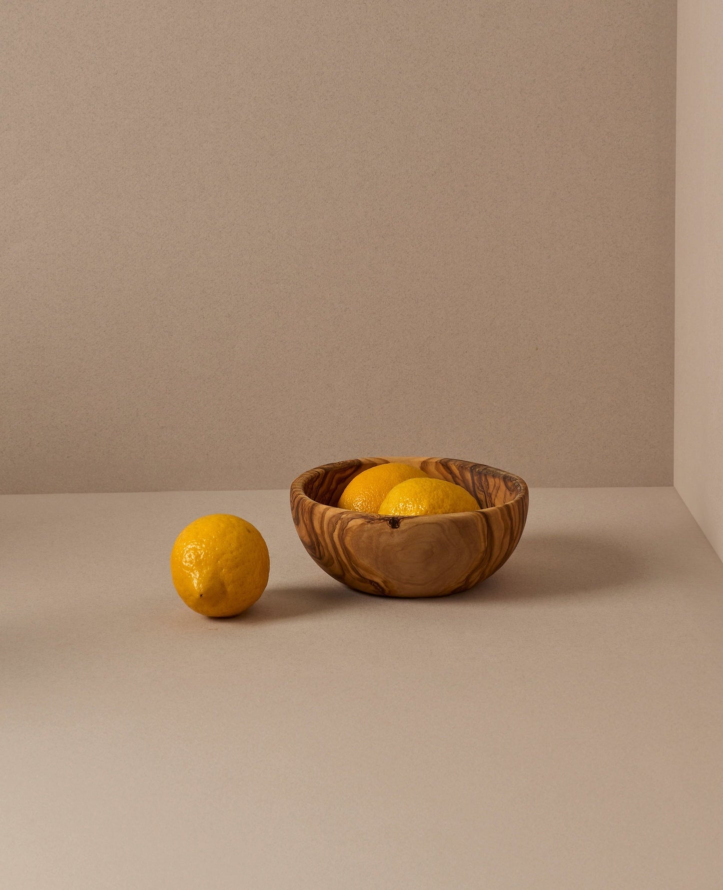 Natural Olive Wood Snack Bowls