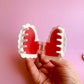 Valetines Laced Hearts Hair Claw