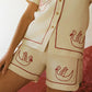 Dos Patos | Hand-Embroidered Cotton Duck Shorts