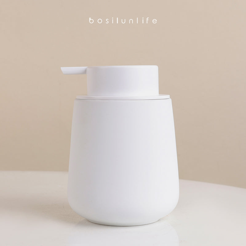 Rubber Paint Foaming Soap Dispenser Large Sustainable Ceramic