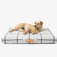 White Plaid | Dog Bed or Bed Cover