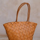 Oaklee Handwoven Leather Tote