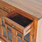 Solid Wood Large Glazed Sideboard