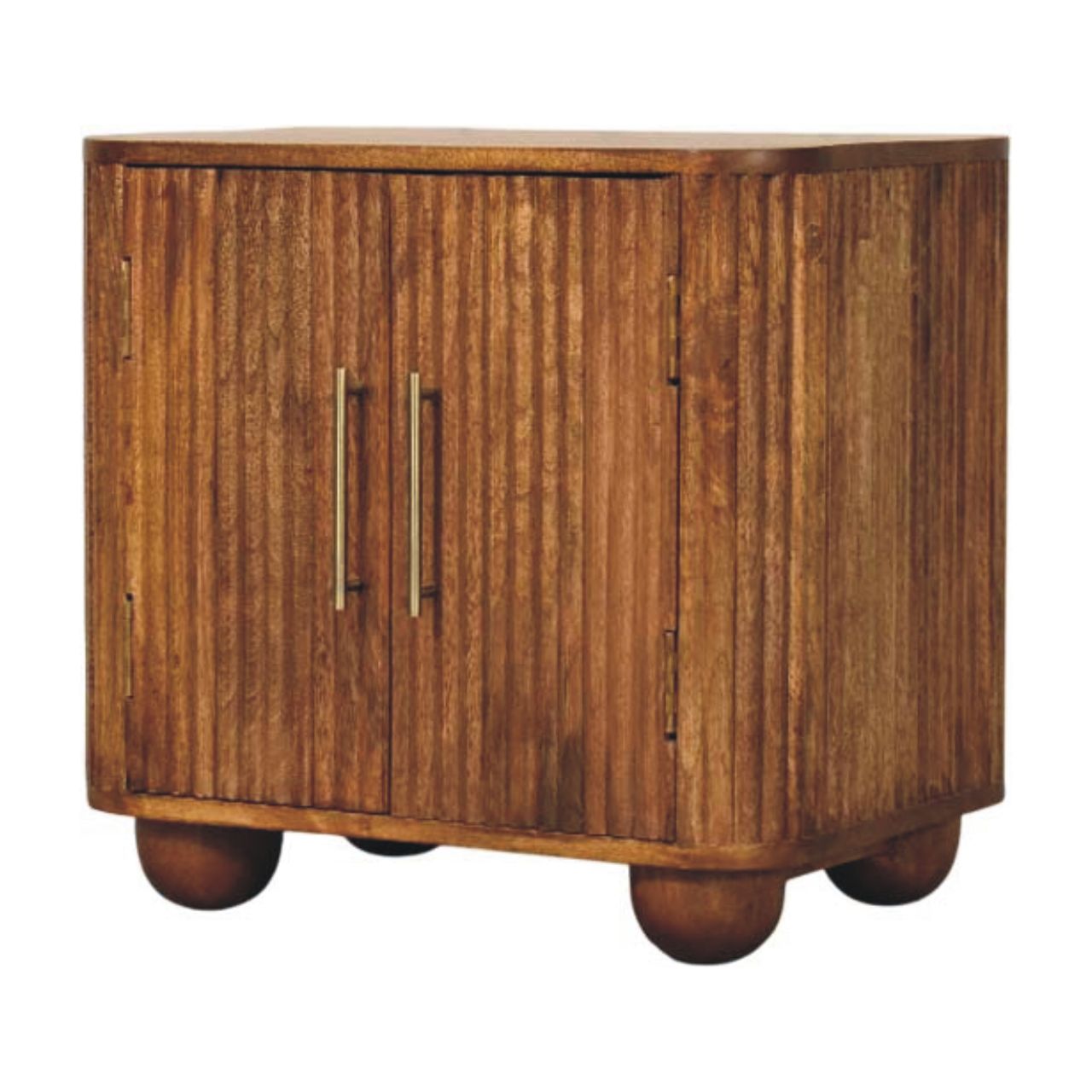 Solid Wood Solis Fluted Cabinet