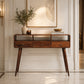 Solid Wood Three Drawer Console Table