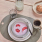 Yuka Dinner Plate, Set of 2 in Offwhite