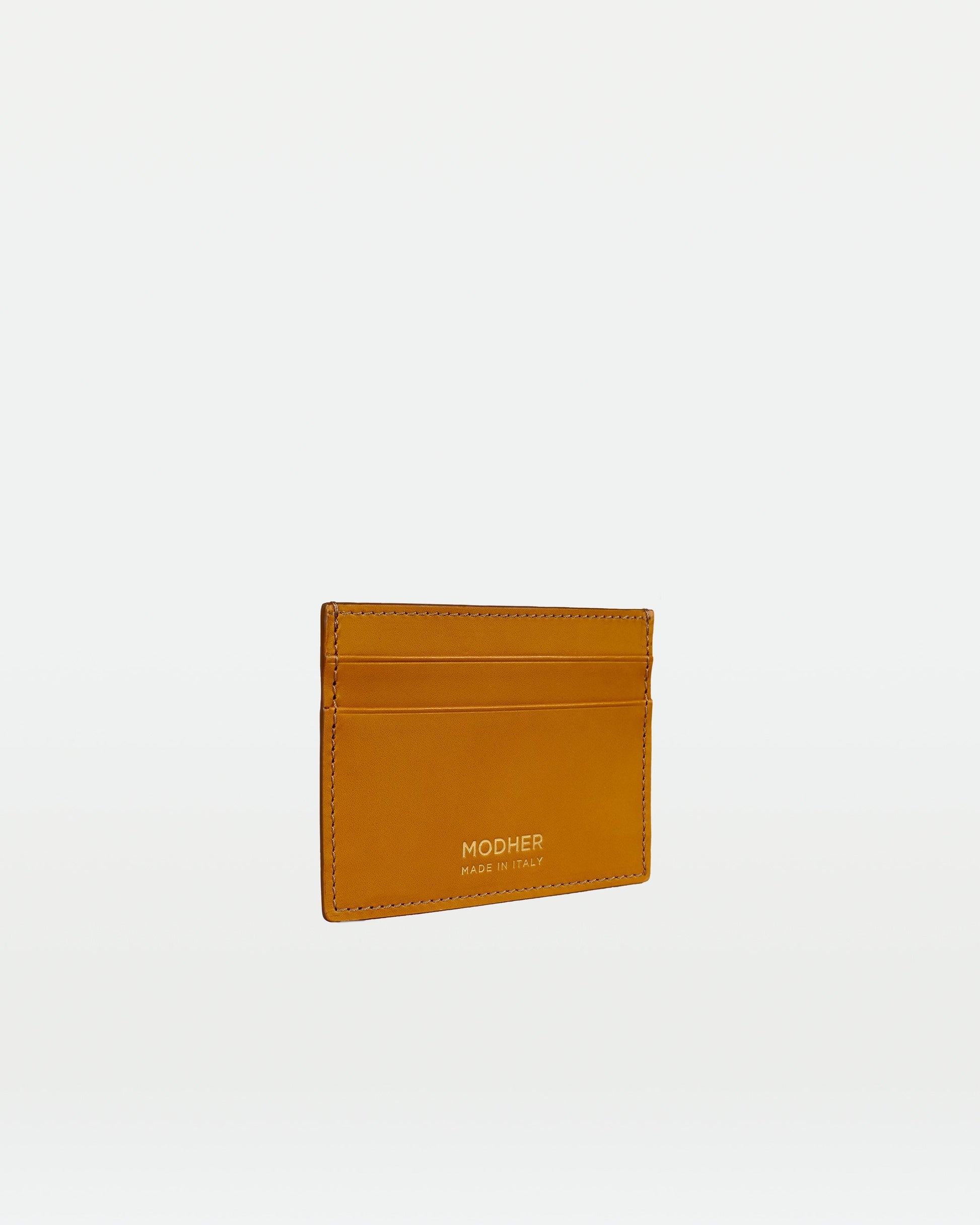 Credit Card Slip in vegetable tanned leather