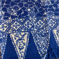 Handmade Batik Scarf, soft Cotton, Boulder, Blue, Light Blue, White