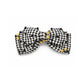 Chic Black and White Tweed Harmony Barrette