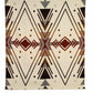 Yachana Collection - Chevron Peach Red Gray and Black