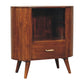 Solid Wood T-Bar Cortez Cabinet