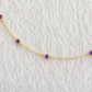 February Birthstone Bracelet — Amethyst