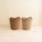 Small Natural Scallop Basket - Abaca Woven Basket | LIKHÂ