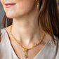 Marquise & Spike Drop Necklace