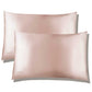 Sunset Pink Silk Pillowcase