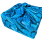 Set of 2 Large Reusable Cloth Furoshiki Gift Wrap | Whales & Waves