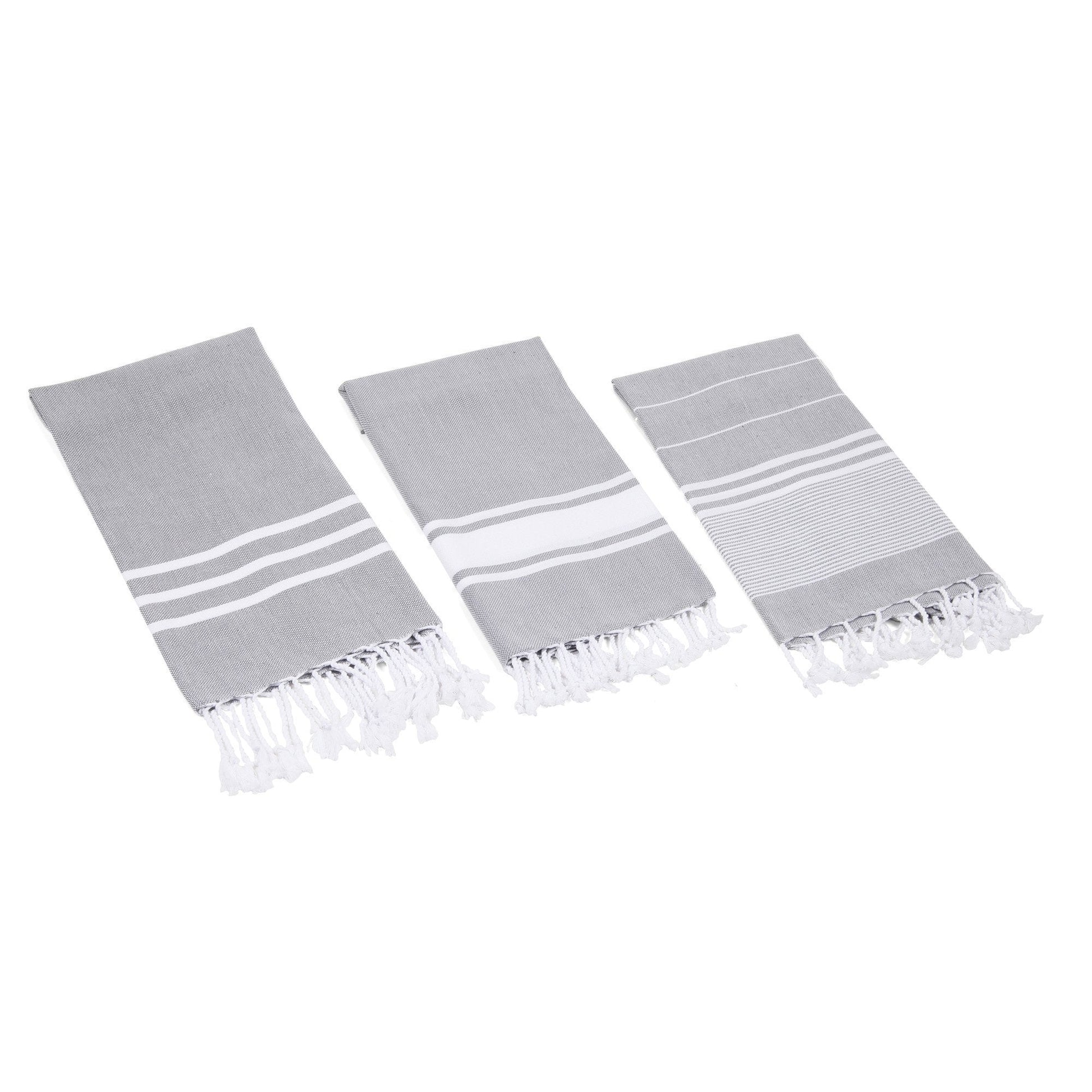 Essential Turkish Hand / Kitchen Towel Set of 3
