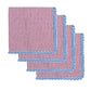 S/4 Flores Crochet Napkin - Burgundy