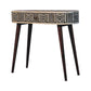 Solid Wood Honey Caramel Edessa Bone Inlay Console Table