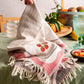 Tomato Hand-Stitched Towel Set