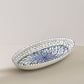 Ceramic Hand Painted Decorative Oval Plate | Terrata Collection