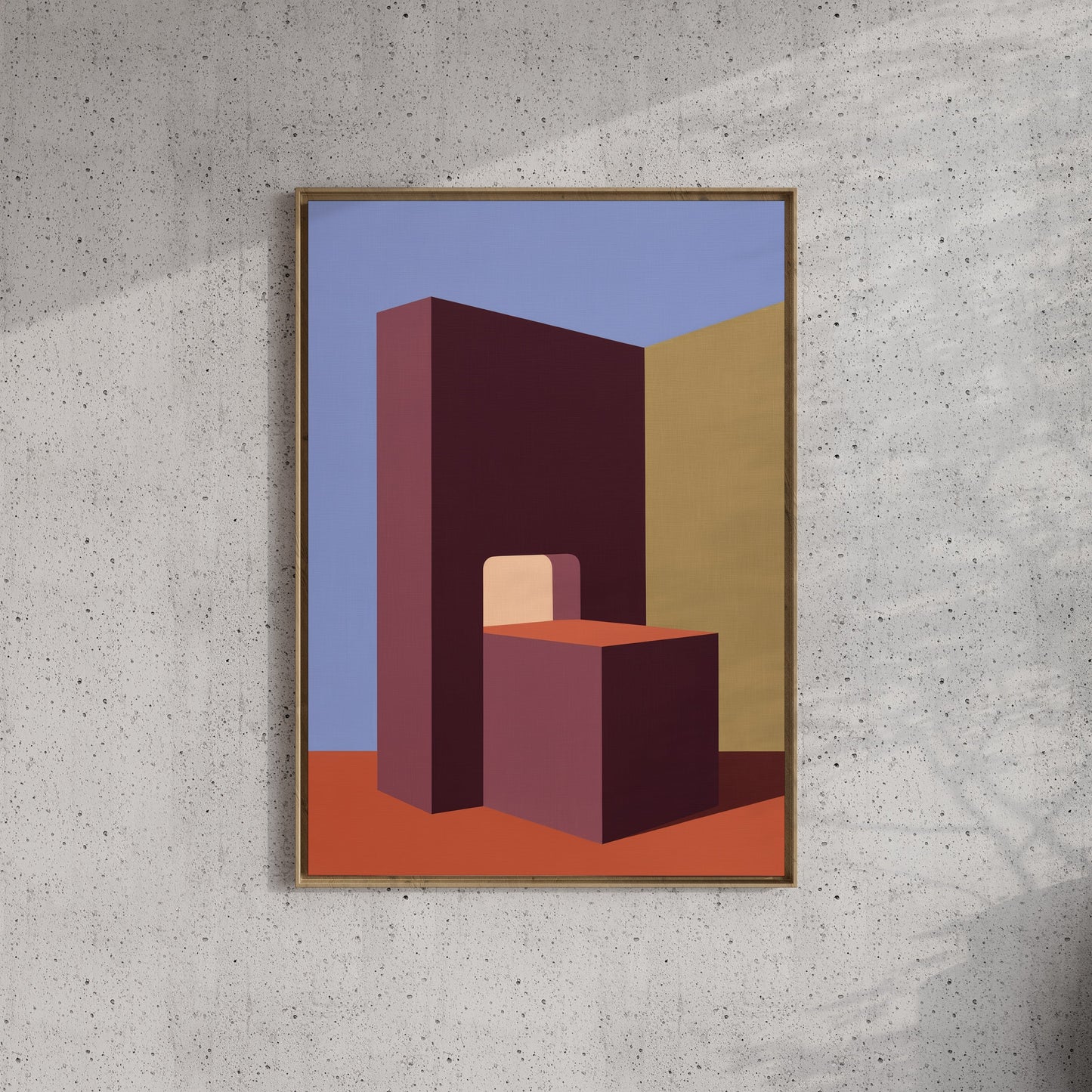 Form and Structure No. 08 — Geometric Abstract Art Print