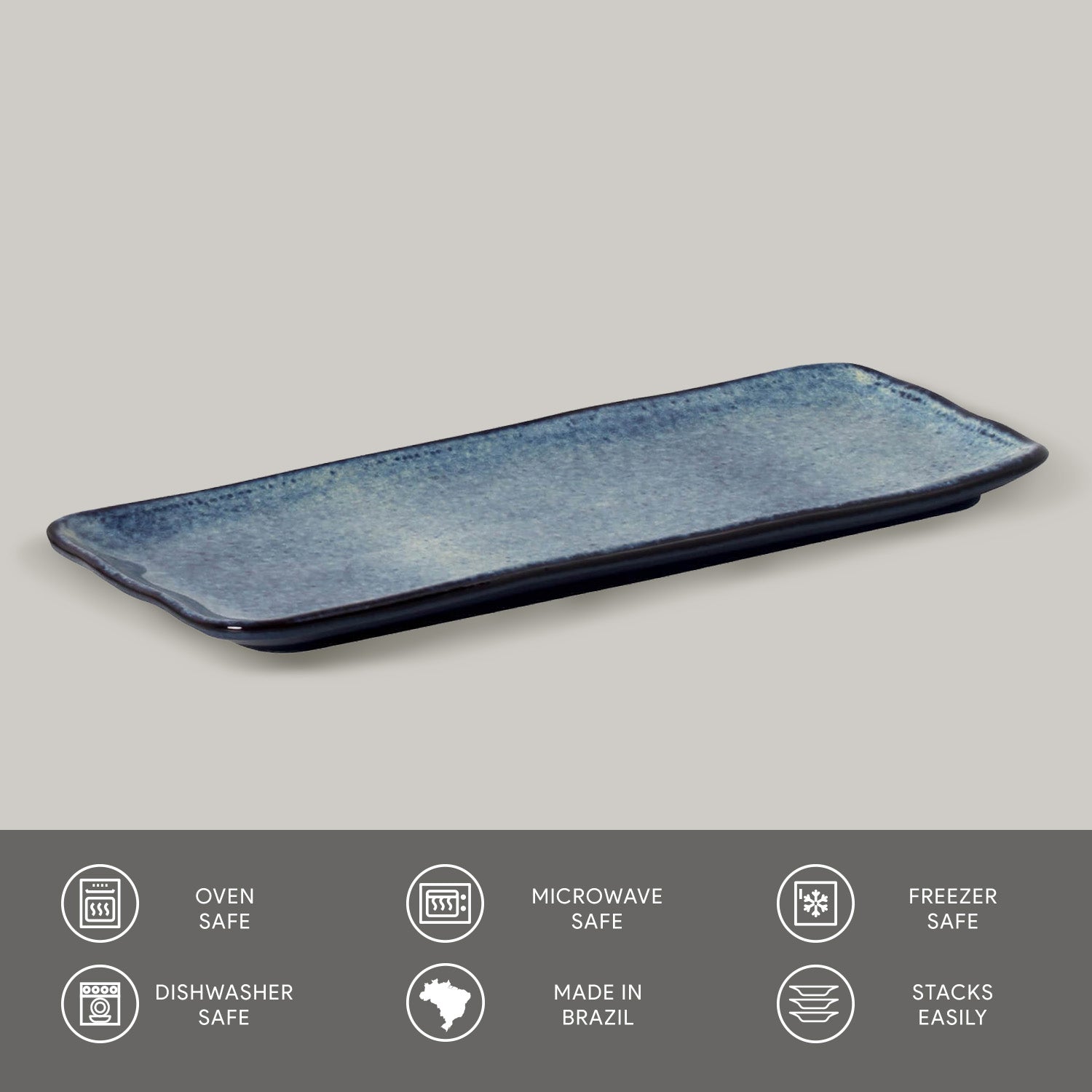 Rectangular Platter Medium Set of 4