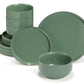 Dinnerware Set, 12 Piece Service for 4, Ceramic, Cambridge Classics