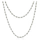 Silver Two Strand Delicate Labradorite Necklace