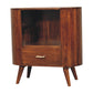 Solid Wood T-Bar Cortez Cabinet