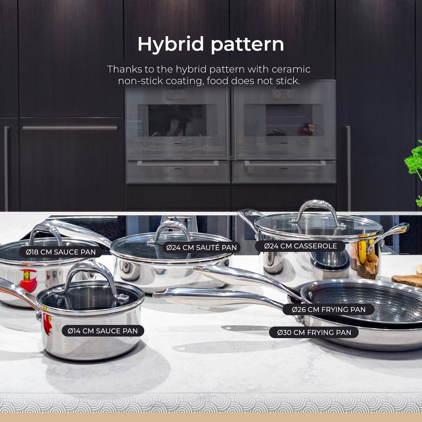 BE | LIVING CIRCLAD Series 12-Piece Cookware Set