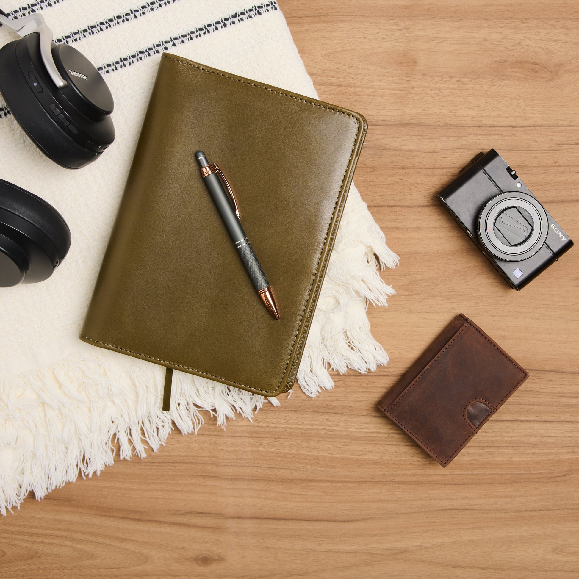 Theodore A5 Leather Journal Cover