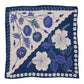 Full Hand Drawn Batik Tulis Bandana Authentic, 100% Soft Cotton, Hibiscus Poppy Flowers , Pagi Sore