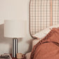Gobi - Stripe Bed Cover - Caramel / Offwhite