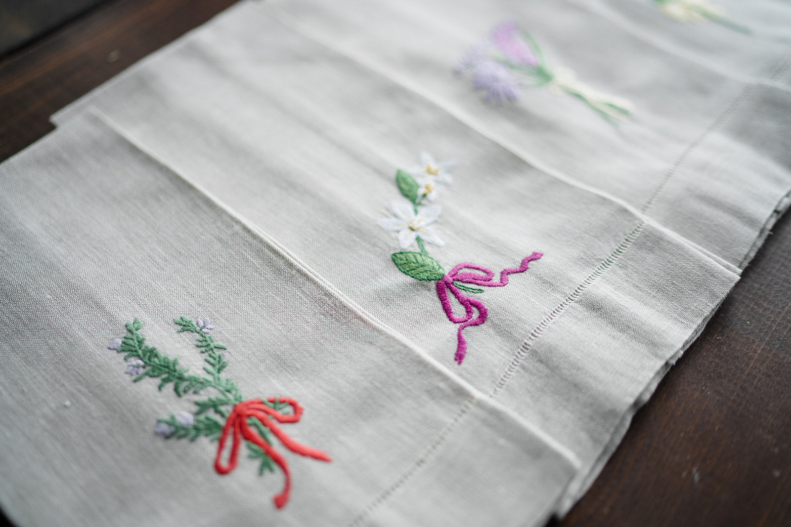 Flora Collection Tea Towels