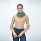 Fern Wool Twill Scarf - Blue Green