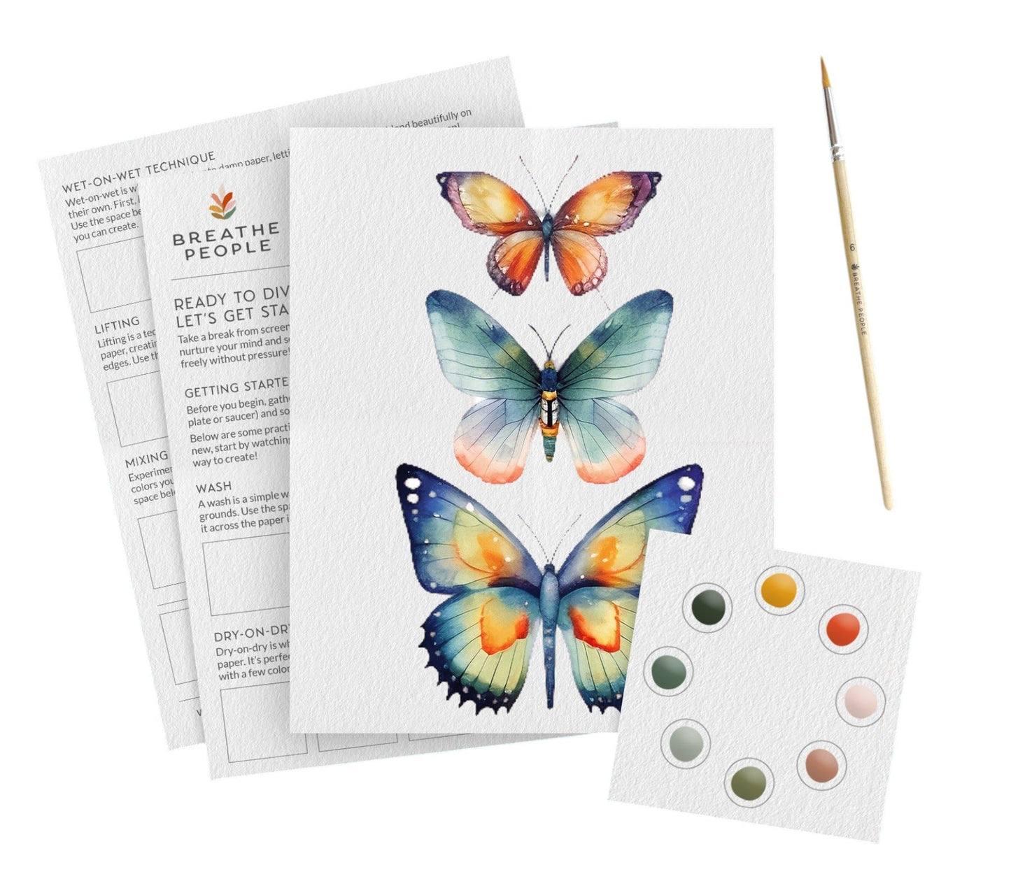 Butterflies All-In-One Watercolor Kit