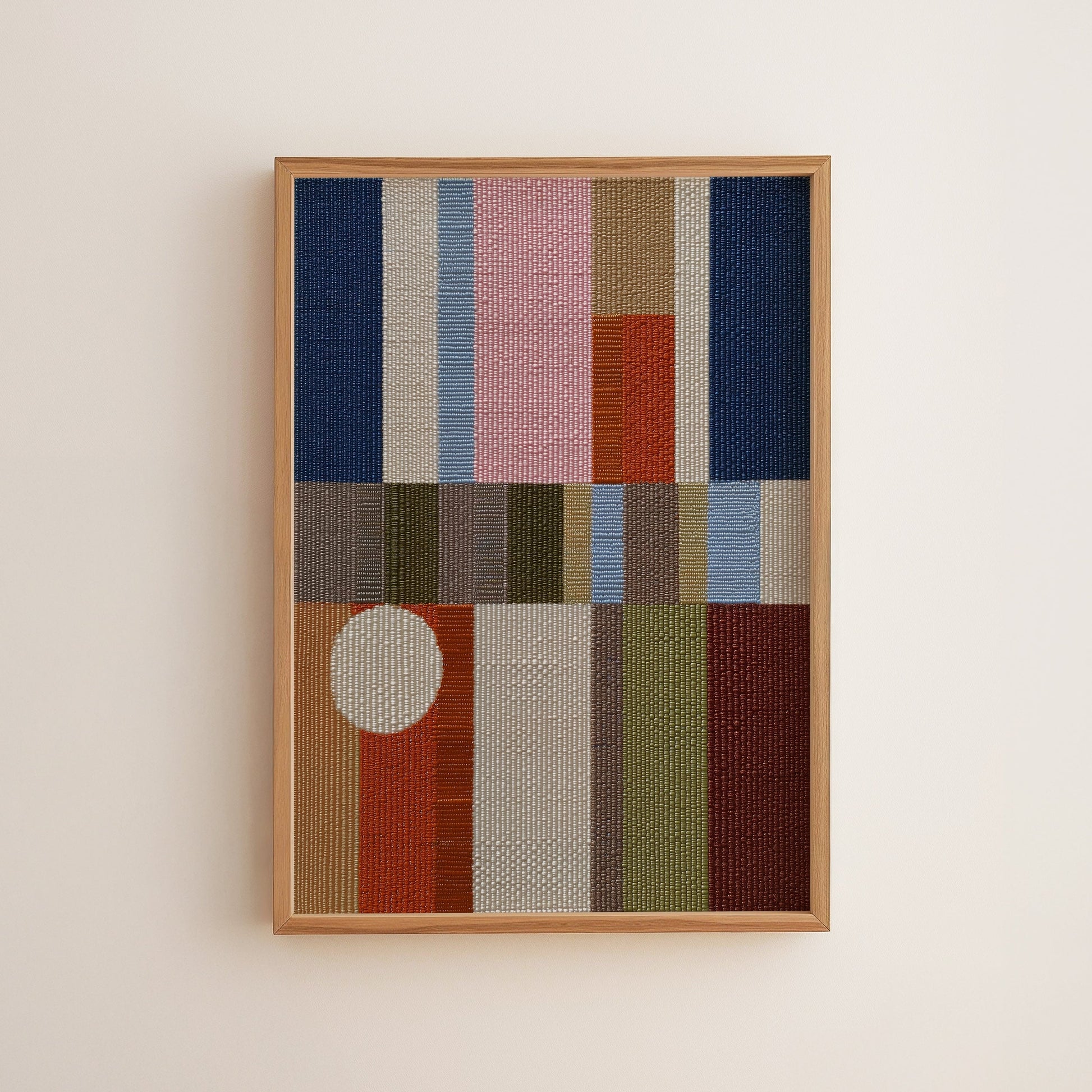Woven Perspectives No. 07 — Geometric Abstract Art Print