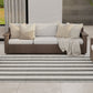 Vertical Stripe Black & Grey