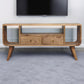 Solid Wood Soba Nordic Multi Media Unit