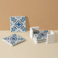 Malaga Patterned Marble Tiles Coasters |  Set of 4
