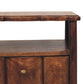 Solid Wood 2-Drawer Bedside Table
