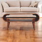 Solid Wood Amaya Nordic Style Honey Caramel Coffee Table