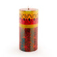 Desert Rose Painted Candles
