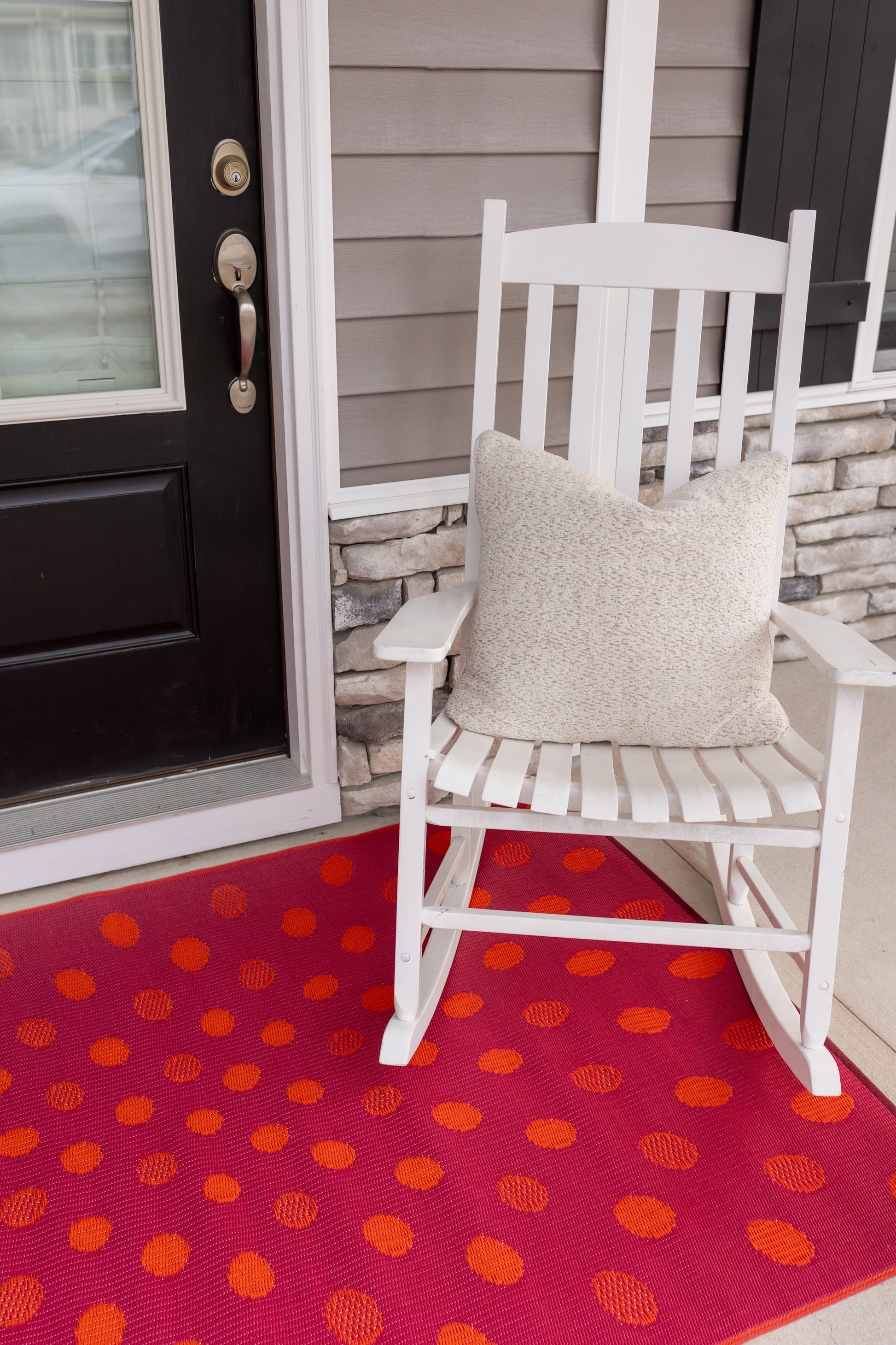 Crazy Dots Orange & Red